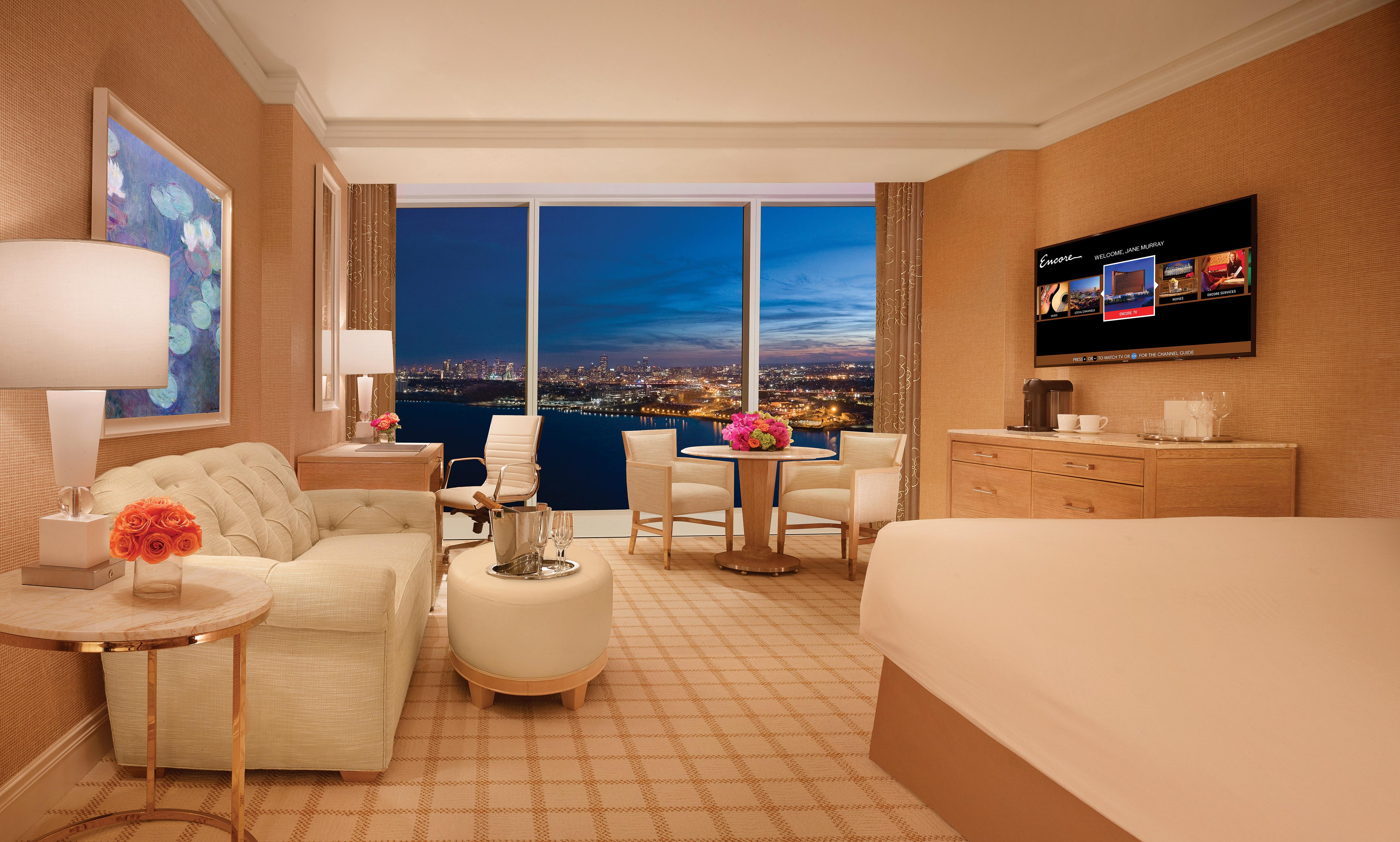 منتجع إنكور بوسطن هاربور Everett المظهر الخارجي الصورة A guest room at Encore
