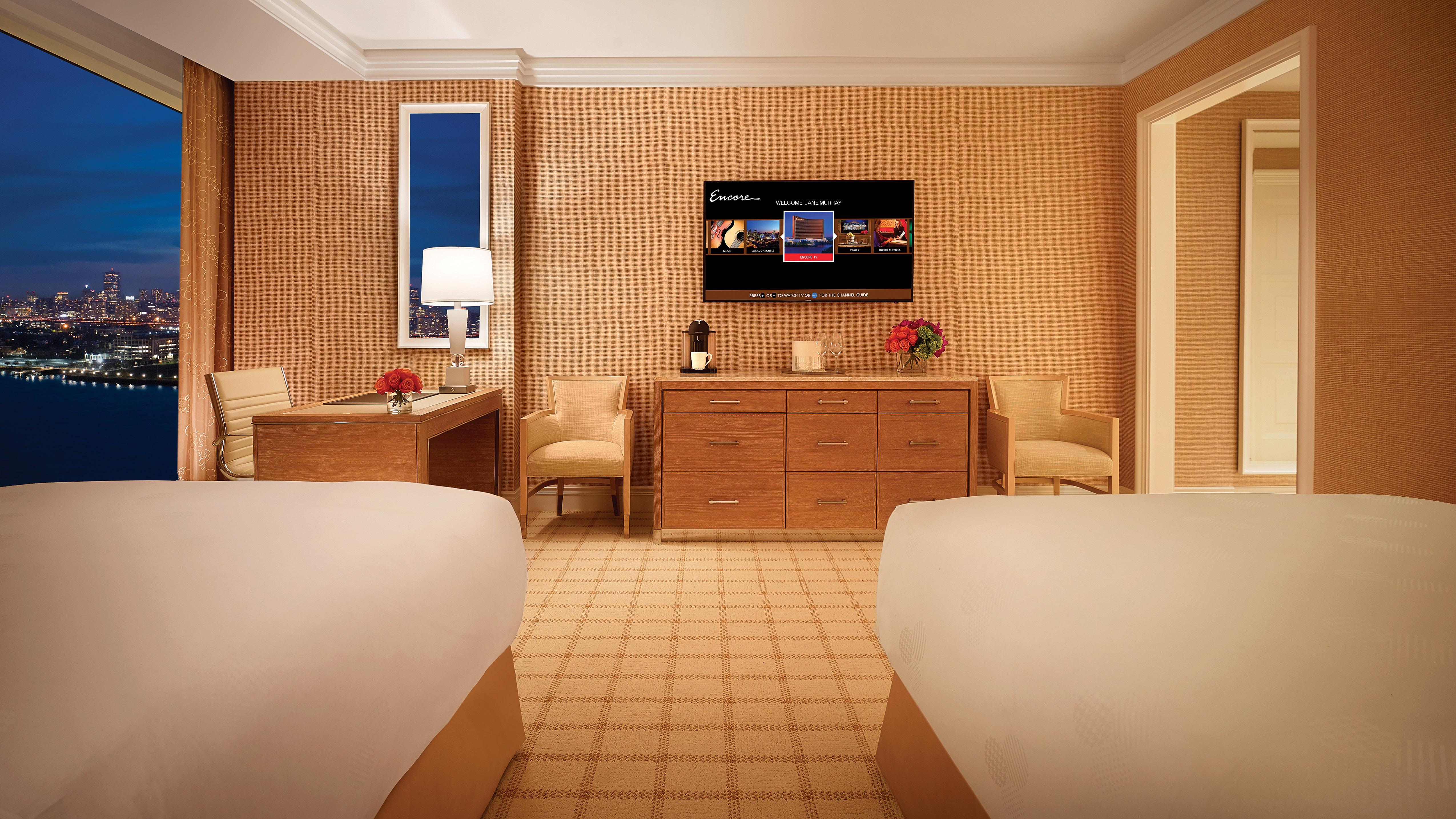 منتجع إنكور بوسطن هاربور Everett المظهر الخارجي الصورة A guest room at Encore